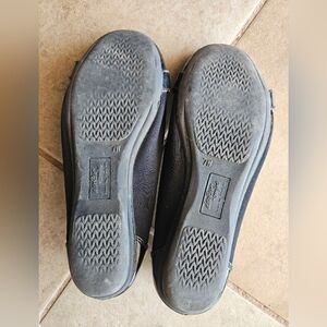 Well Worn Black Flats